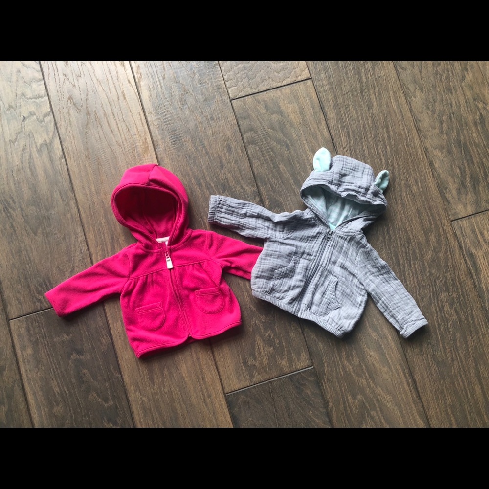 Newborn girls jackets